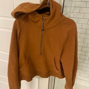 Lululemon Scuba oversized crop hoodie.